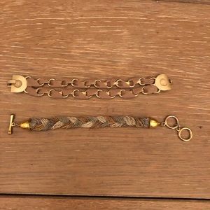 Banana republic statement bracelets